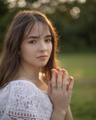 A Girl under the sunset